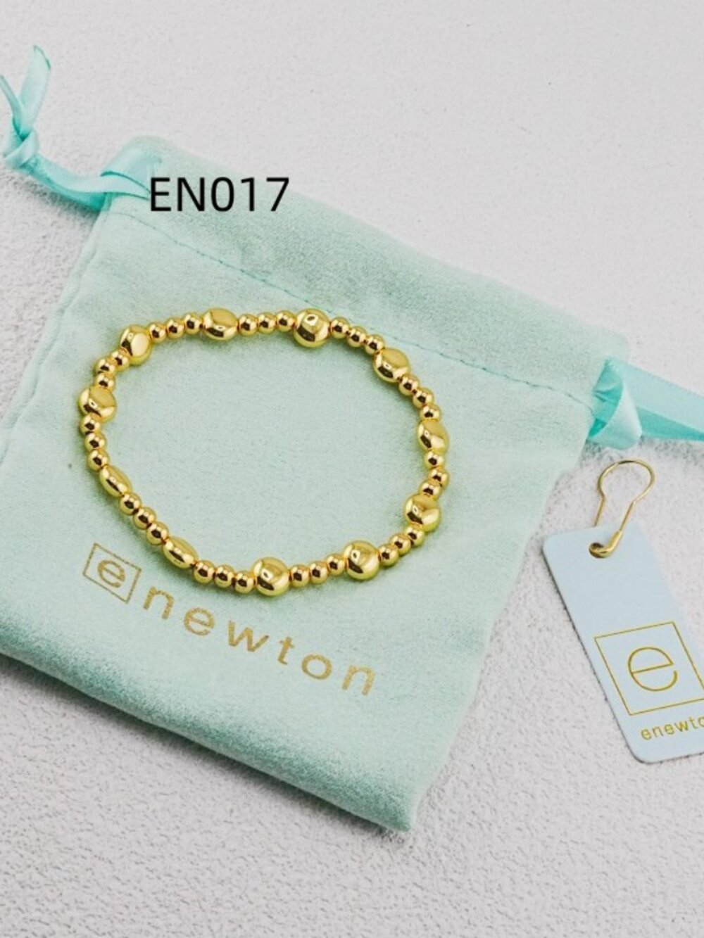 Enewton Gold Flat Oval Bead Spacer Bracelet